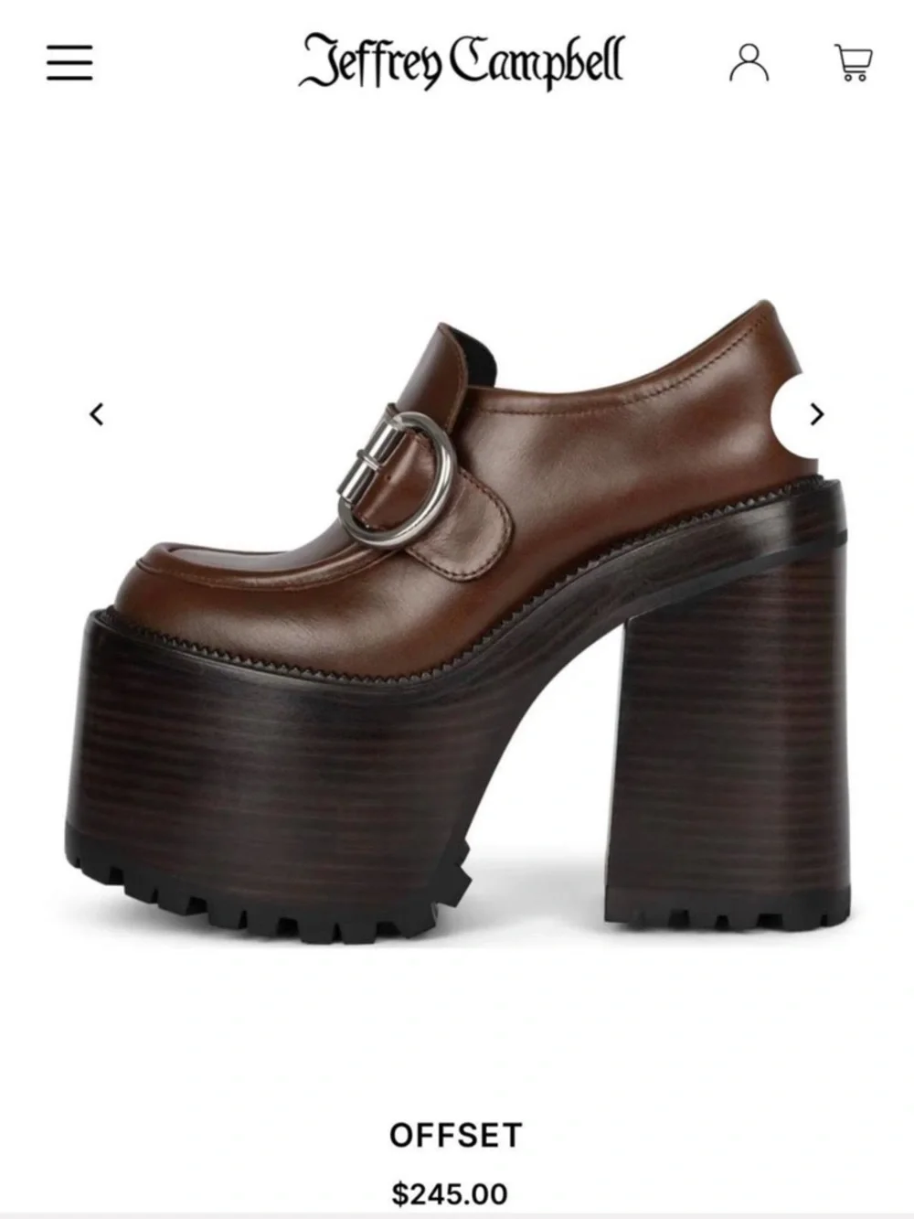Jeffrey Campbell OFFSET Chunky Platforms *Sold Out* MRSP $245 - Picture 2 of 11